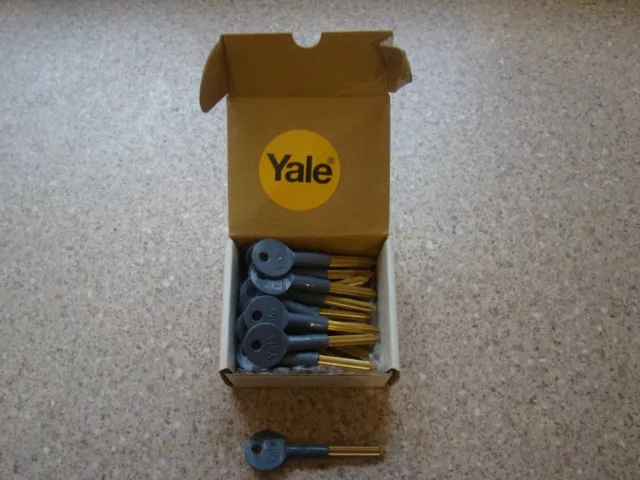 20 x genuine Yale Rack Bolt Door & Window Security star Keys PM444KB *Free Post*