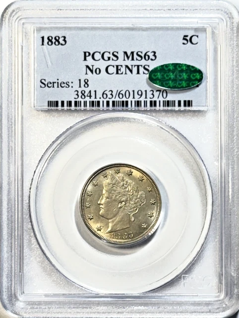 1883 NO CENTS Liberty V Nickel — NGC MS64 Toned 🌈 See Video