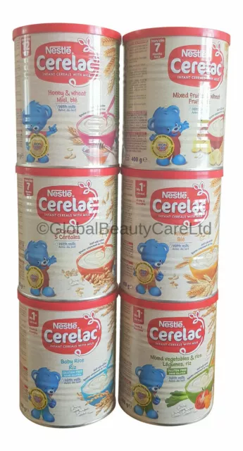 Nestle Cerelac Honey & Wheat,Baby Rice, Mixed Fruit Infant Cereal With Milk