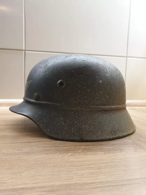 Wehrmacht Stahlhelm M40 Dachbodenfund 100% Original
