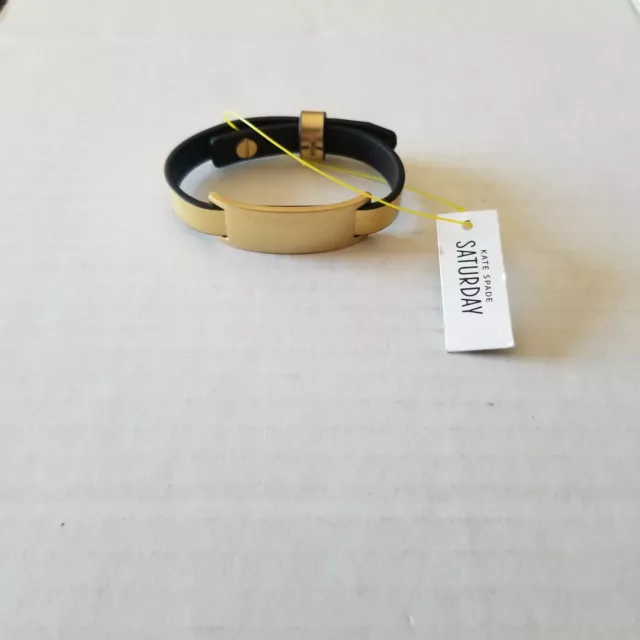 Kate Spade Bracelet Saturday Clean Slate Metallic in Matte Gold NWT