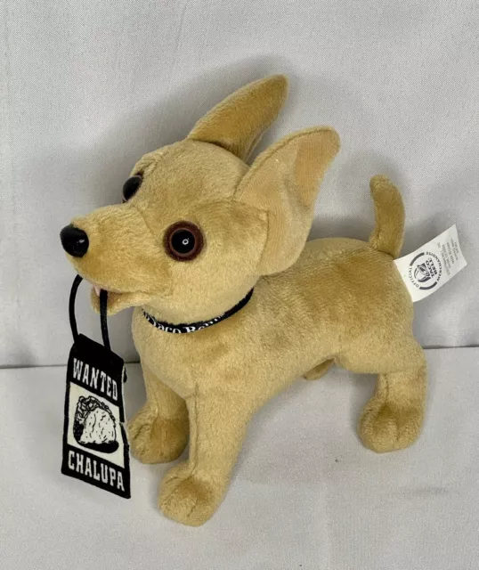 Vtg Yo Quiero Taco Bell Plush Chihuahua Dog Wanted Chalupa Stuffed Animal Toy