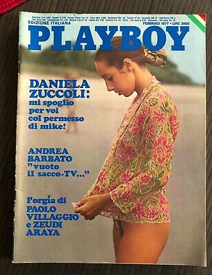 Playboy edizione italiana febbraio 1977 Daniela Zuccoli Raro!! 
