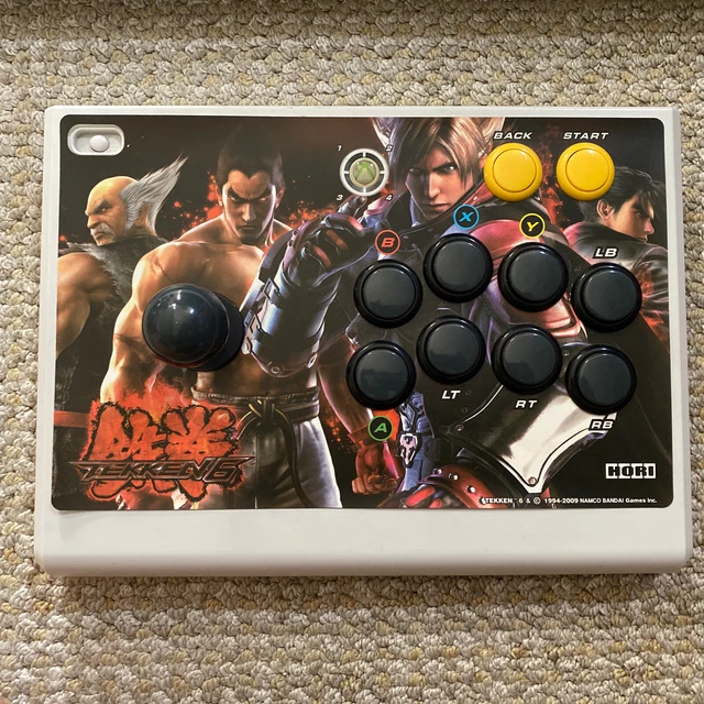 HORI TEKKEN 6 Wireless Fight Stick Controller Pad Xbox 360 Tested 46.