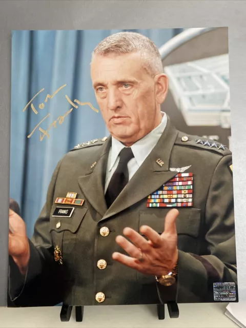 General tommy franks signed autograph 8x10 photo US military war iraq war hero