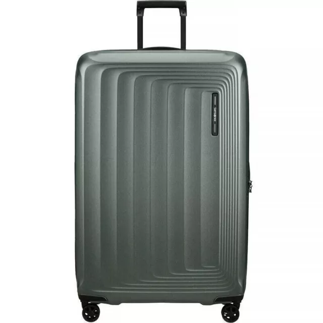 Samsonite Nuon Extra Large 81cm Hardcase Suitcase Matt Sage Khaki 34403