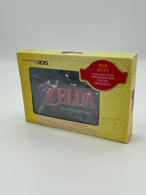 The Legend of Zelda Ocarina of Time Vorbesteller 3DS Tasche Neu Ungeöffnet OVP