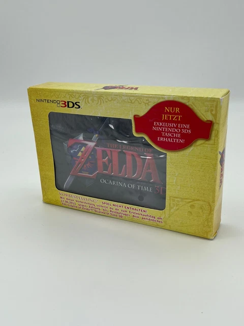 The Legend of Zelda Ocarina of Time Vorbesteller 3DS Tasche Neu Ungeöffnet OVP