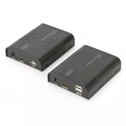 HDMI KVM Extender Set, Lokal + Remote, 120 m DIGITUS DS-55202 (4016032429432)