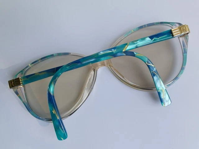Lunettes De Vue Nina Ricci - Modèle NR 2195 C01 - Monture Noir Et Or - Occasion Avec Étui