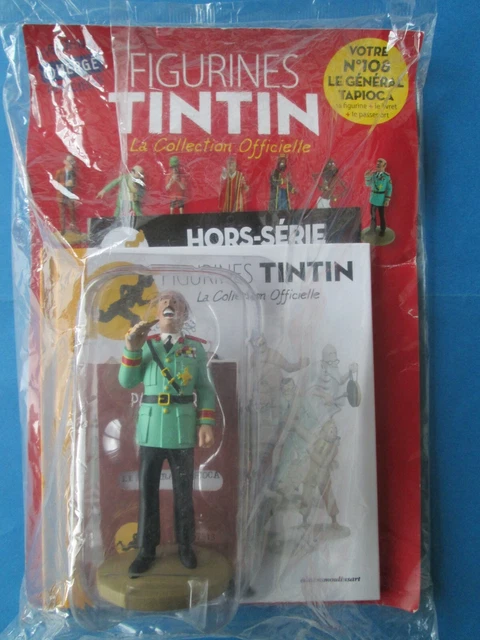 Le Général Tapioca l'ennemi juré d'Alcazar - objet Tintin - Livrets de la Collection officielle