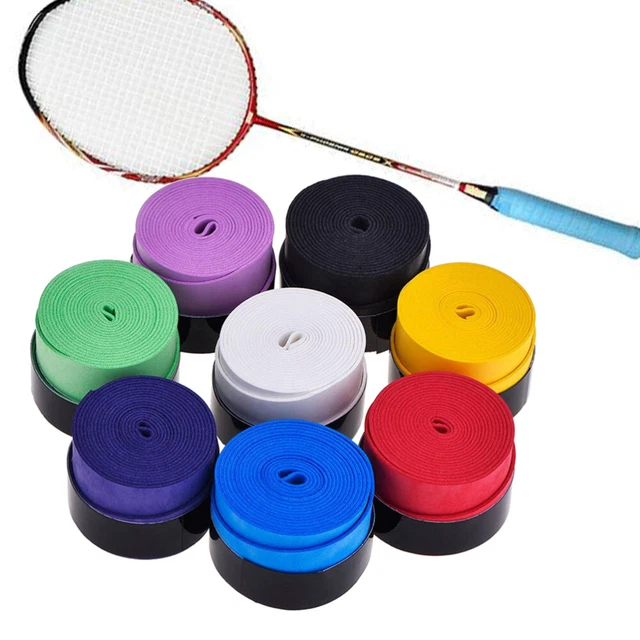 10 Pc Tennis Overgrip Badminton Reversible Racquet Overgrips