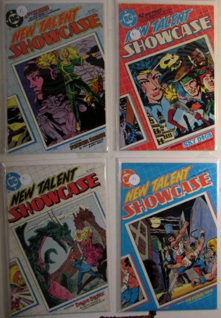 New Talent Showcase Lot of 4 #1,2,5,6 DC Comics (1984) VF- 1st Print Comic Books