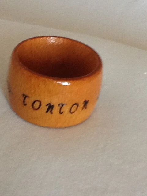 Ronds De Serviette En Bois - Île D'Oléron - Lot Vintage - Occasion