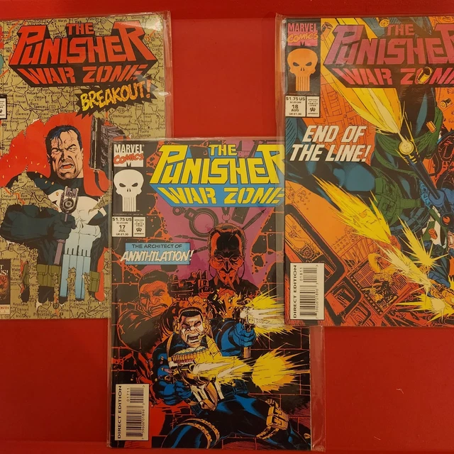 The Punisher: War Zone #1-41 (Missing #33) Annual #1 1992 Marvel Comic Books VF 6