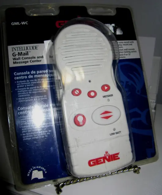 Genie Message Center Intellicode G-Mail GML-WC Voice Recorder NOS New Old Stock
