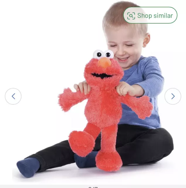 Sesame Street Talking Tickle Me Elmo Soft Toy ( Used)