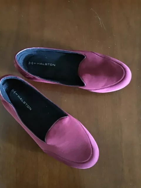 H by Halston Twist & Flex Womens Shoes Flats Karina Size 8.5M Burgandy