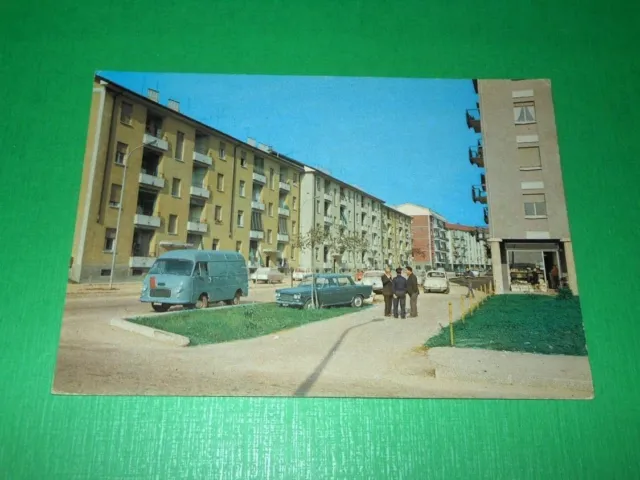 Cartolina Novara - S. Rocco - Via Brofferio 1965 ca.