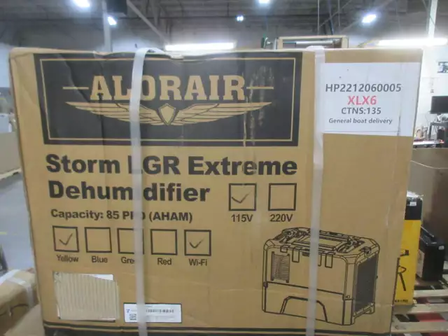 AlorAir XLX6 Storm LGR Extreme Industrial Commercial Dehumidifier w/ Wi-Fi