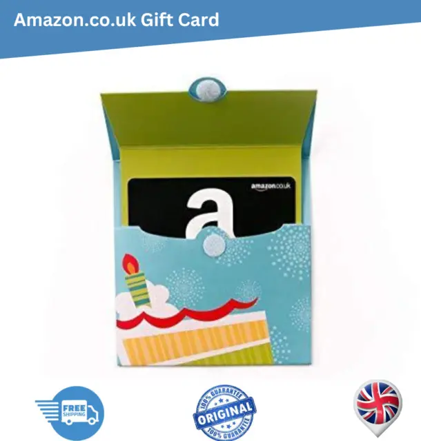 Amazon.co.uk Gift Card for Custom Amount in a Birthday Reveal, £15