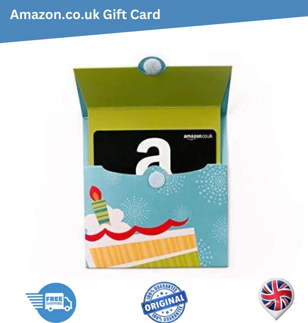 Amazon.co.uk Gift Card for Custom Amount in a Birthday Reveal, £15