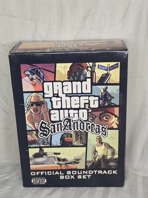 GRAND THEFT AUTO San Andreas Official Soundtrack Box Set 130 04 Grand Theft Auto San Andreas Official Soundtrack Box.webp