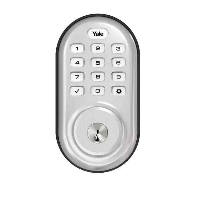 Yale Assure Lock YRD 216 Keypad Deadbolt Satin Nickel Zwave plus compatable