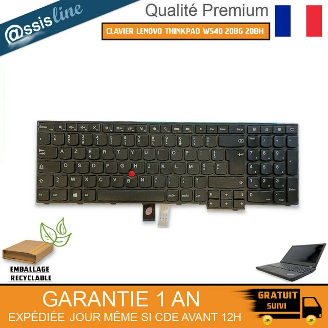 Clavier Grec Noir Lenovo ThinkPad L580 E580 Etc. - Occasion Garanti 6 Mois