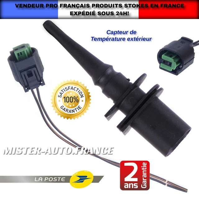 Capteur Température Ambiante Extérieure BMW - Référence 65816905133 - Compatible Série 3 E46, Série 1, X3, X5, Mini