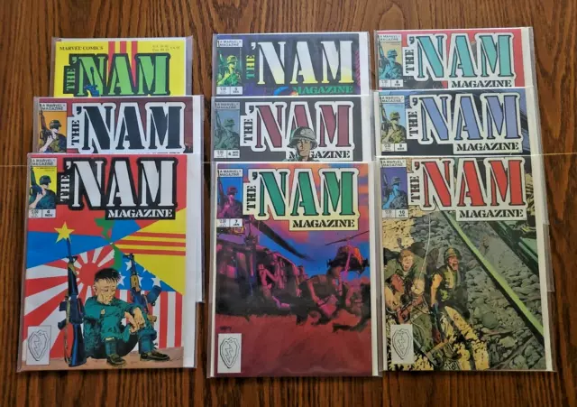 The ‘Nam Magazine #3, #4, #5, #6, #7, #8, #9 and #10, The 'Nam Volume 1 & MOH