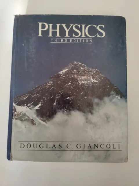 Physics Principles With Applications Third 3rd Edition Book By Douglas Giancoli