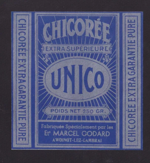 Ancienne étiquette Chicorée   France BN167246 Unico