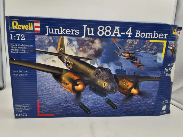 1:72 Revell 04672 Junkers Ju 88A-4 Flugzeug Bausatz in OVP