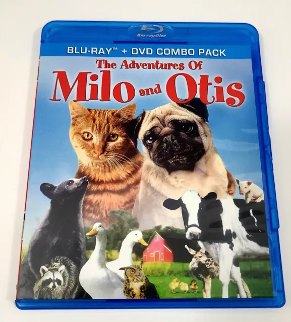 The Adventures Of Milo And Otis (Blu-Ray + DVD) Very Rare OOP