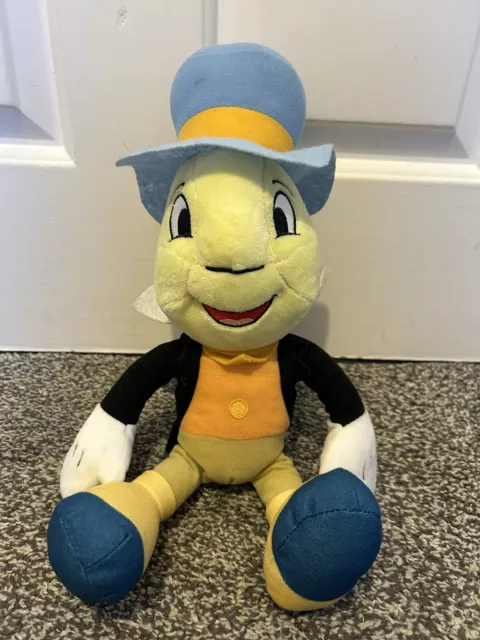 Disney Jiminy Cricket 15" Beanie Soft Plush Cuddly Teddy Soft Toy Pinocchio