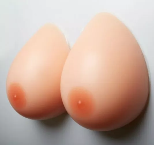 Fake Boob False Women Tear Drop Silicone Breast Forms Boobs Enhancer A -F Cups