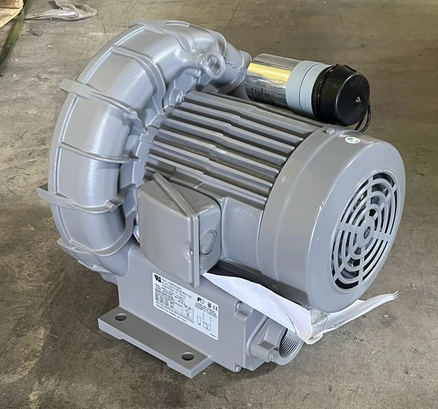 FUJI ELECTRIC VFC508P-2T Regenerative Blower 2.5 hp 79.7" wc Max Op Pressure 70"