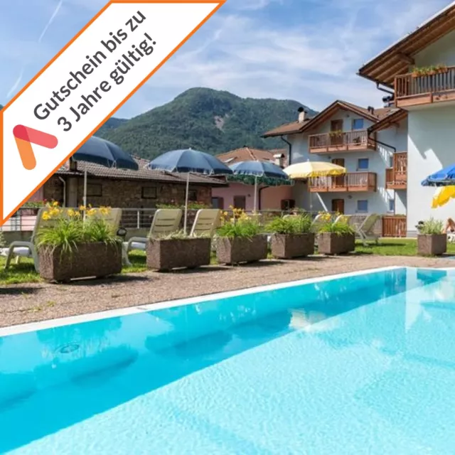 Kurzreise Italien Trentino 5 Tage für 2 Personen Hotel Gutschein Wellness