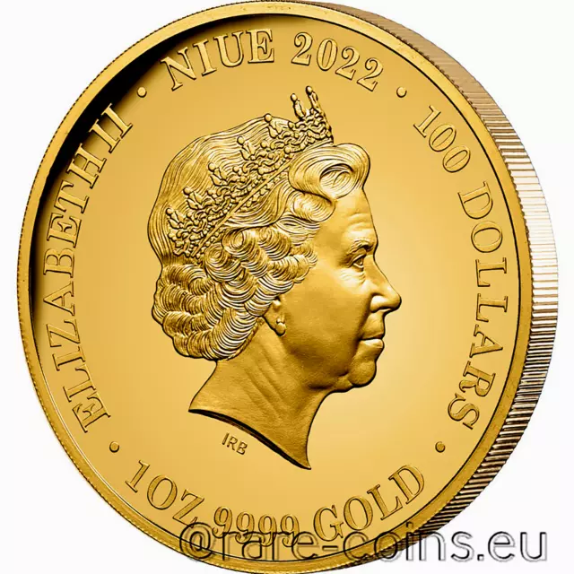 "AURORA AUSTRALIS GOLD"" PP 1 oz Gold Coin - Niue 2022" 3