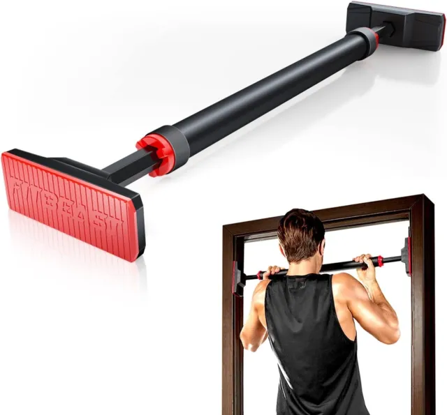 Pull Up Bar for Doorway, Strength Training Pullup Bar with No Screws Adjustable