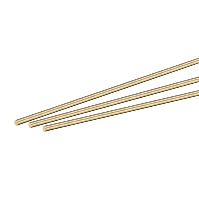 4x brass round bar round bar round brass rod rotary rod model building D2mmxL400mm