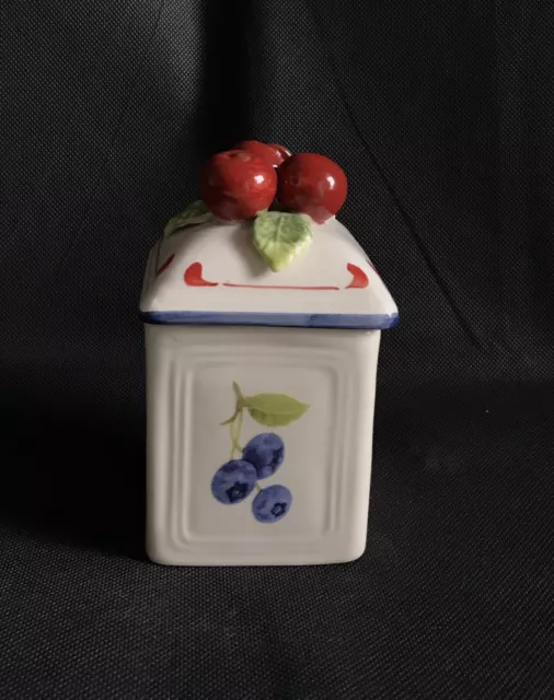 Villeroy & Boch Cottage Charm Faience Jam Jar Fruits