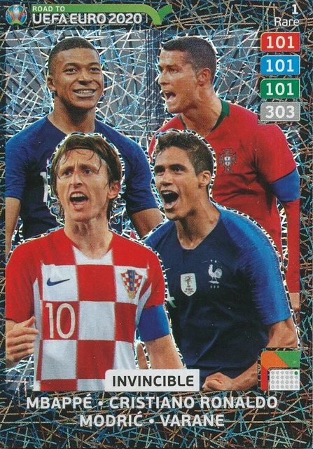 Lot de 10 pochettes Panini Intermarché -Au plus près des Bleus-EURO
