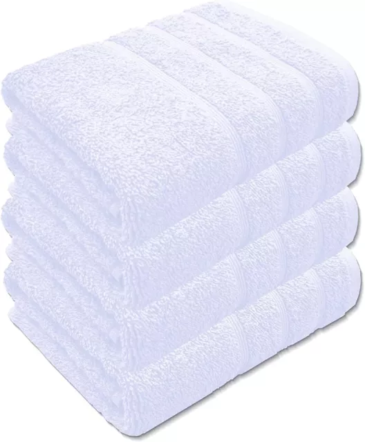 6X Hand Towels Soft Cotton Fluffy Thick Multipurpose Quick Dry Towel Set 600 GSM