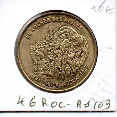 Touristic token France #914539 Le Rocher des Aigles n°1 Rocamadour Token 