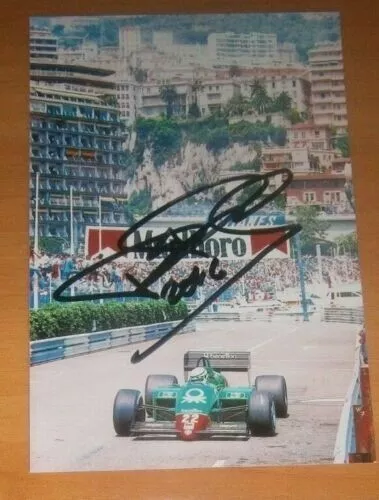 Autograph Riccardo Patrese Pilot Italy F1 Rare Hand Signed Photo Autograph Sport