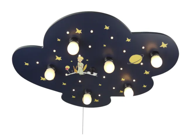 Lámpara de techo LED habitación infantil nube interruptor de tracción luz para dormir, ¡LUZ ALEXA ENCENDIDA!