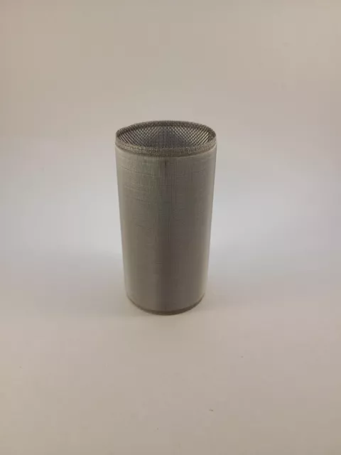 4 ECS Extrusion Screen Mesh Filter Stainless Steel 2.56"  x 5" Cylinder 3