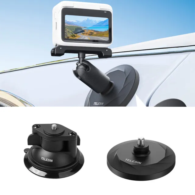 For DJI Osmo Pocket 3/Insta360 GO 3 Action Camera Car Holder Mount Quick Release